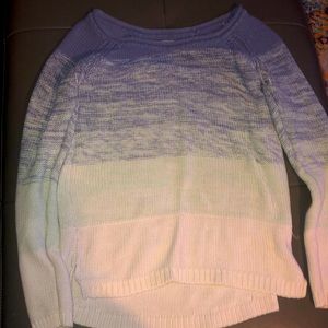 Gradient sweater